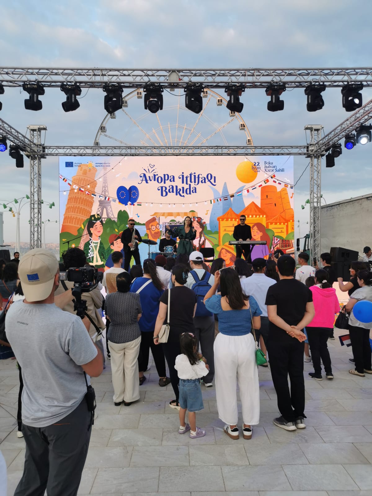 Участие на посолството в културното мероприятие “Eurovillage”, организирано от Делегацията на ЕС в Република Азербайджан на 22 юни 2025 г. в центъра на град Баку